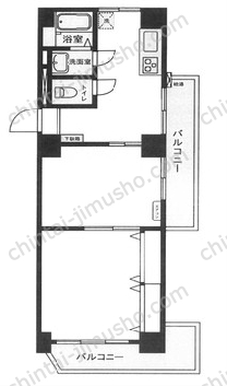 カーサ第二新宿の間取図