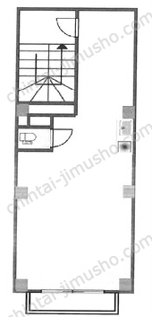 江東橋スクエアビル4階の間取図