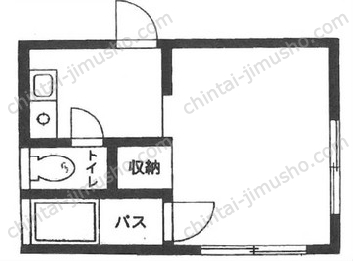 プラザ池尻3階の間取図