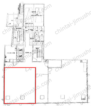ECS第35ビル2階の間取図