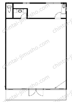 黒沢ハウス1階の間取図