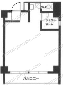 カーサ新宿6階の間取図