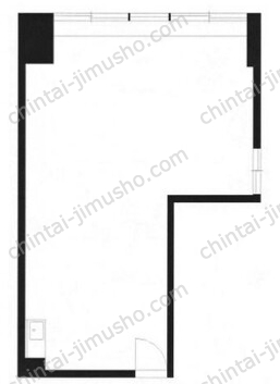 秋葉原再開発ビル5階の間取図