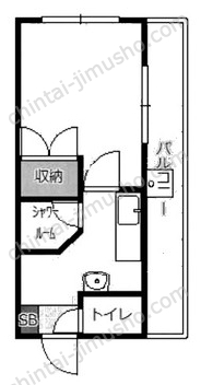 下北沢ロイヤルハイツの間取図