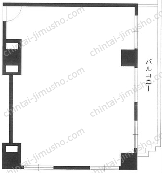 コシノパークサイドビルの間取図