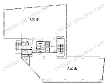 市ヶ谷中央ビルの間取図