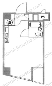 御苑ハイムの間取図