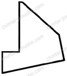 かどやビル1Fの間取図