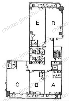 第一東商ビル6階の間取図