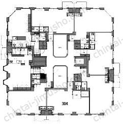 高輪マンションの間取図