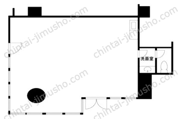 東建シティハイツ上野1階の間取図