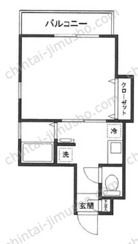 月村マンションNo.23の間取図