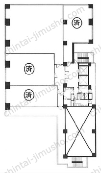 第15三ツ木ビルの間取図