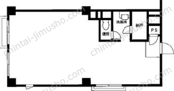 三河台ハイツ3階の間取図