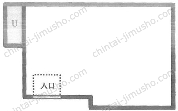 オリーブビル2階の間取図
