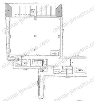 酪農会館1Fの間取図