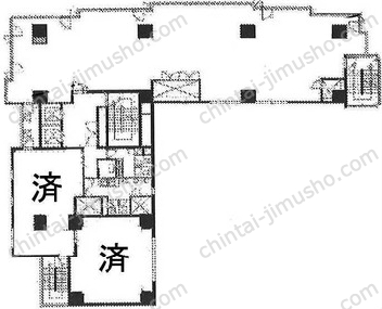 中央第6関内ビルの間取図