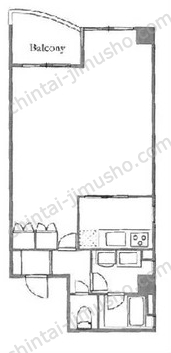 エバーグレイス本町2階の間取図