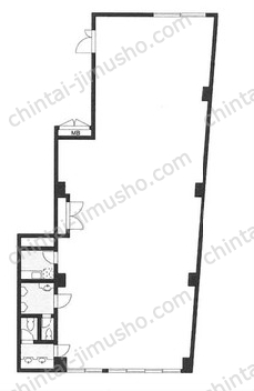 MINES西参道1階の間取図