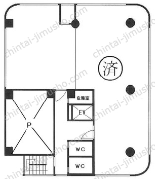 コウノビルMM213階の間取図