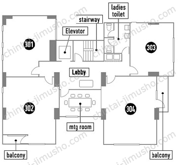 麹町パーソナルハウス／プレミアムオフィス麹町の間取図