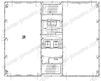 鶴屋町共同ビル（SYビル）の間取図