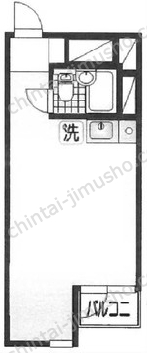 ハイツ赤坂2階の間取図