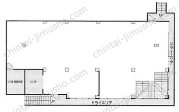 ハイライフ石神井B1階の間取図