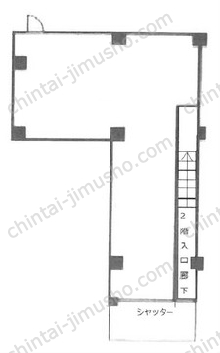 三甚ビル1Fの間取図