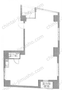 柳下ビル3階の間取図