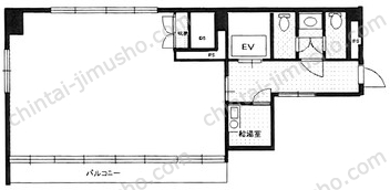 浅草橋KSビル6階の間取図
