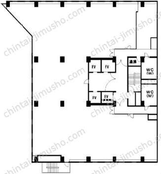 オーク池袋ビル11階の間取図