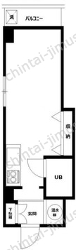 ハミルトンプラザ6階の間取図