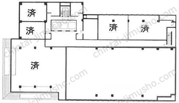 A-PLACE馬車道の間取図