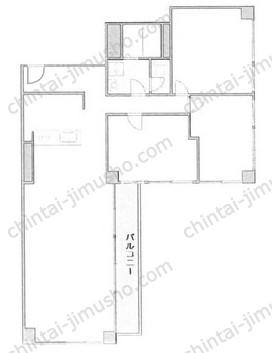大永初台マンションの間取図