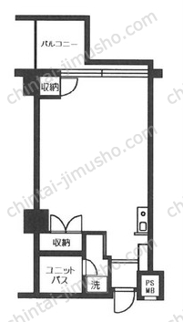 朝日九段マンションの間取図
