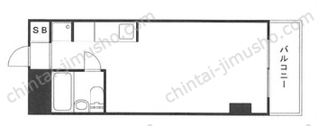 ライオンズマンション平河町の間取図