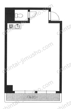 中銀第2新橋マンシオンの間取図