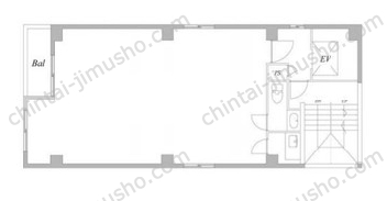 元赤坂NHビルの間取図