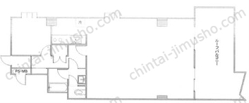 ライオンズマンション平河町の間取図
