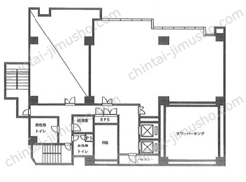 ワコーレ三軒茶屋64ビル3階の間取図