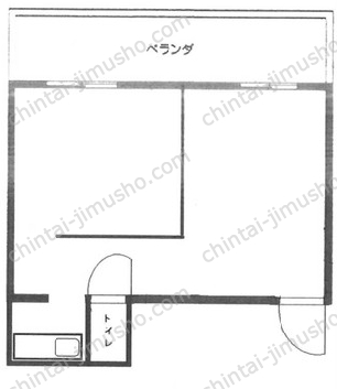 モダン関内ビル3階の間取図