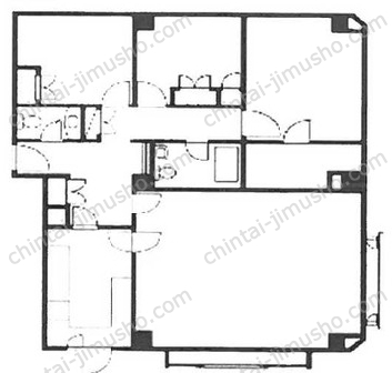 シェ麻布3階の間取図