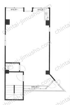 富岡ビル2Fの間取図