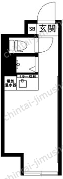 西新宿ダイヤモンドパレスの間取図