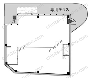 NISHIAZABU FT Ⅱ3Fの間取図