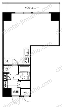 ビラカーサ五番町の間取図
