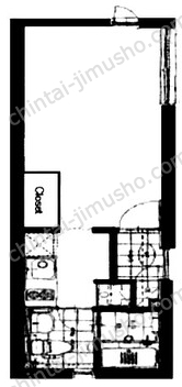 カーサ麻布アネックス3Fの間取図