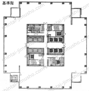NBF品川タワー7階の間取図
