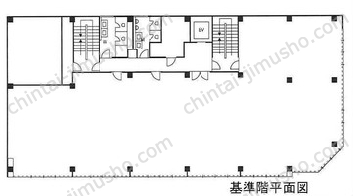 立川第一生命ビルディング3階の間取図